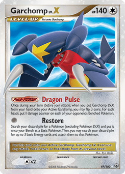 Garchomp LV.X 97 — Majestic Dawn