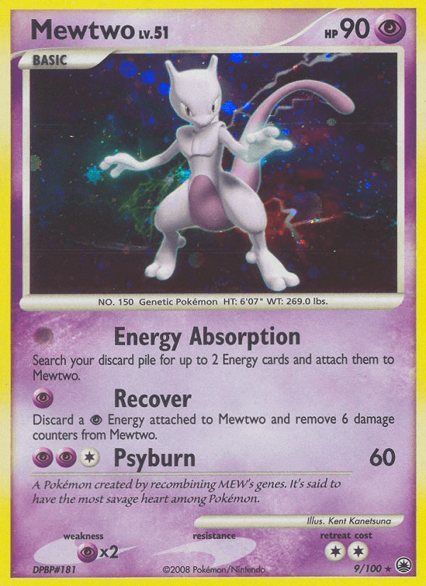 Carta Mewtwo 9/100 do set Majestic Dawn — Pokémon TCG | Bynx