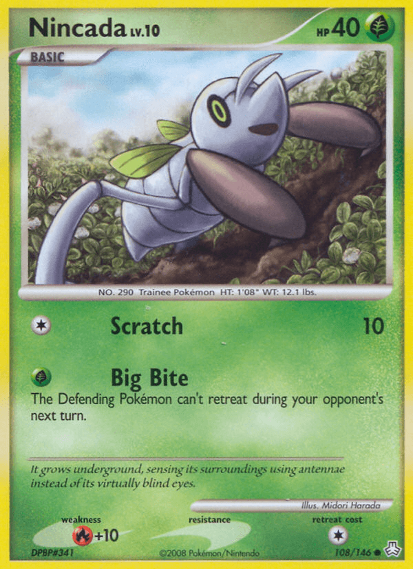 Carta Nincada 108/146 do set Legends Awakened — Pokémon TCG | Bynx