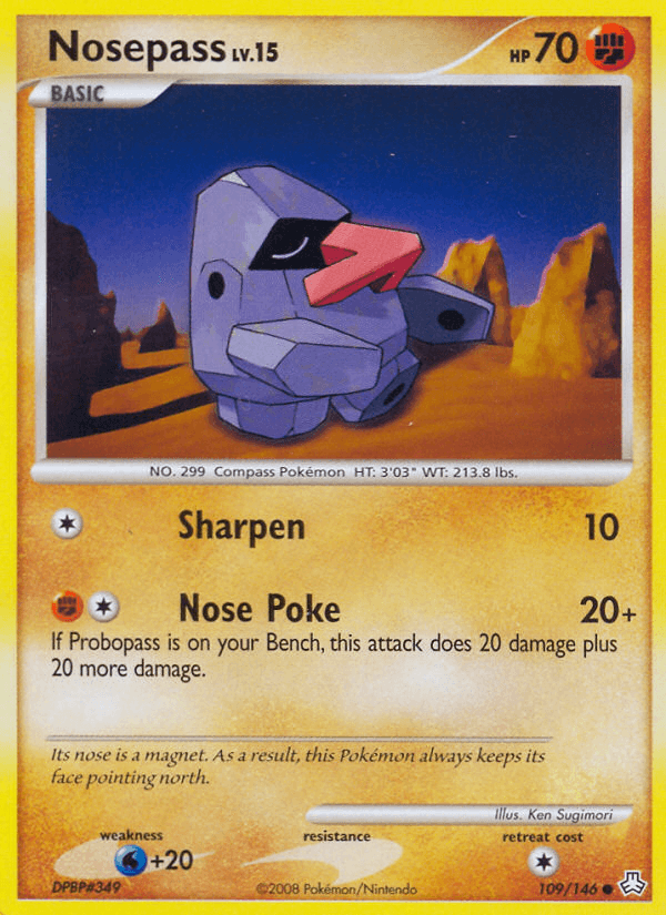 Carta Nosepass 109/146 do set Legends Awakened — Pokémon TCG | Bynx