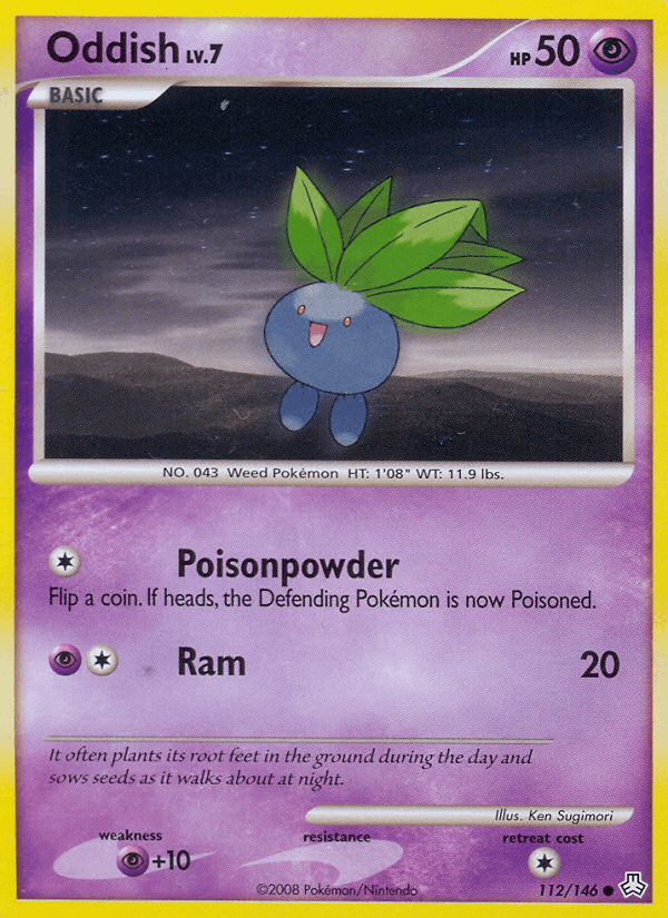 Carta Oddish 112/146 do set Legends Awakened — Pokémon TCG | Bynx