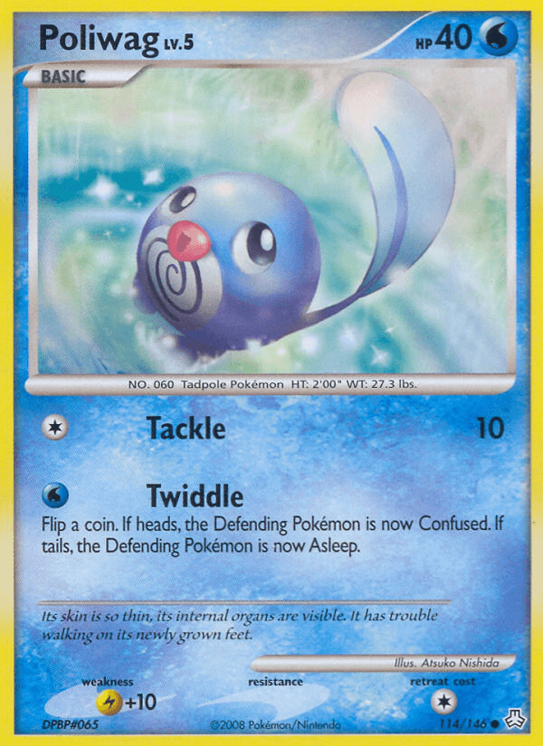 Carta Poliwag 114/146 do set Legends Awakened — Pokémon TCG | Bynx
