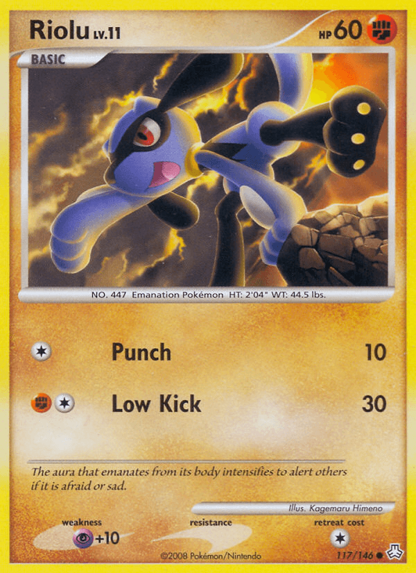 Carta Riolu 117/146 do set Legends Awakened — Pokémon TCG | Bynx