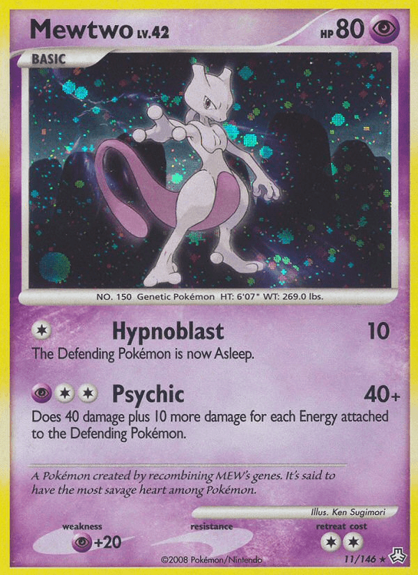 Carta Mewtwo 11/146 do set Legends Awakened — Pokémon TCG | Bynx
