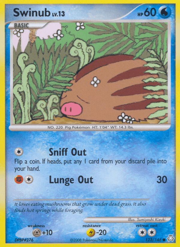 Carta Swinub 123/146 do set Legends Awakened — Pokémon TCG | Bynx