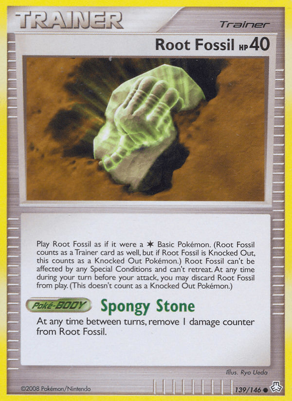 Carta Root Fossil 139/146 do set Legends Awakened — Pokémon TCG | Bynx