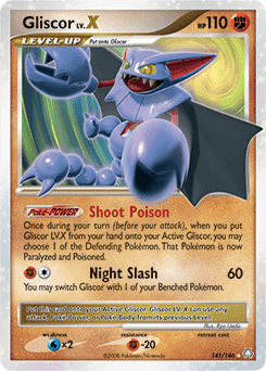 Carta Gliscor LV.X 141 do set Legends Awakened — Pokémon TCG | Bynx