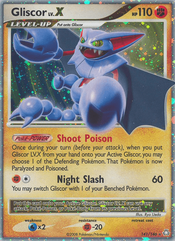 Carta Gliscor LV.X 141/146 do set Legends Awakened — Pokémon TCG | Bynx