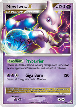 Mewtwo LV.X 144 — Legends Awakened
