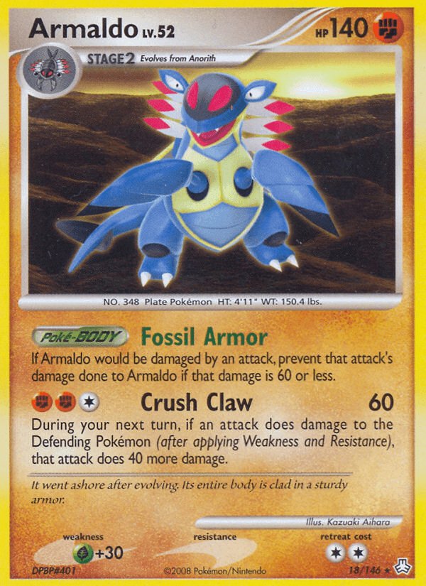 Carta Armaldo 18/146 do set Legends Awakened — Pokémon TCG | Bynx