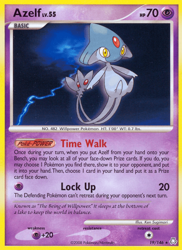 Carta Azelf 19/146 do set Legends Awakened — Pokémon TCG | Bynx
