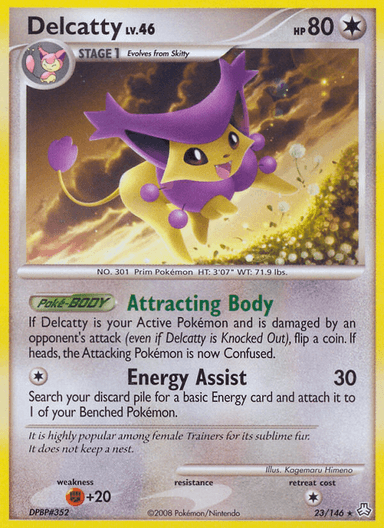 Carta Delcatty 23/146 do set Legends Awakened — Pokémon TCG | Bynx