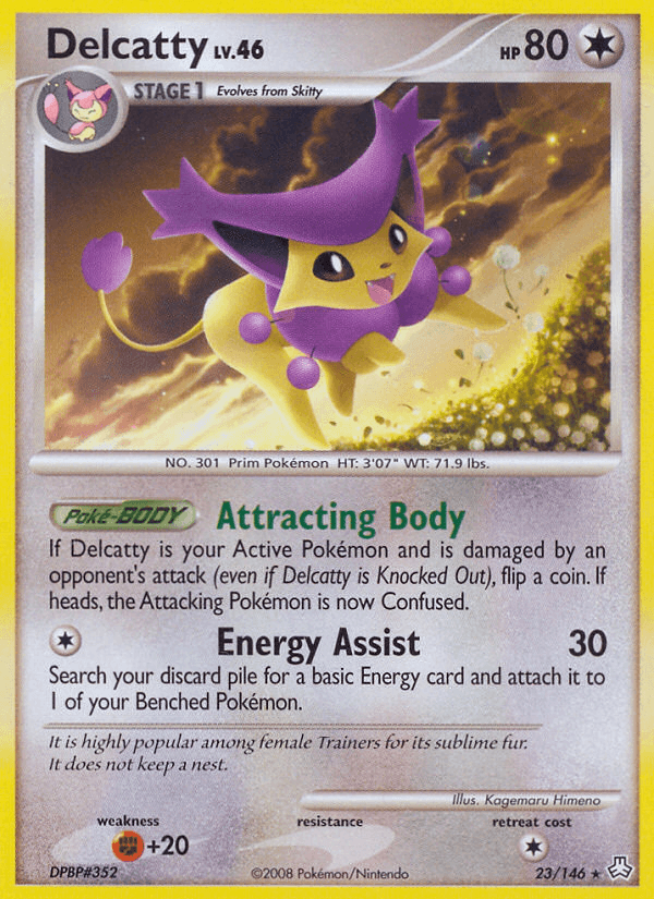 Carta Delcatty 23/146 do set Legends Awakened — Pokémon TCG | Bynx