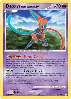 Deoxys Speed Forme 26/146 — Legends Awakened