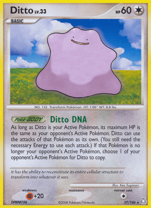 Carta Ditto 27/146 do set Legends Awakened — Pokémon TCG | Bynx
