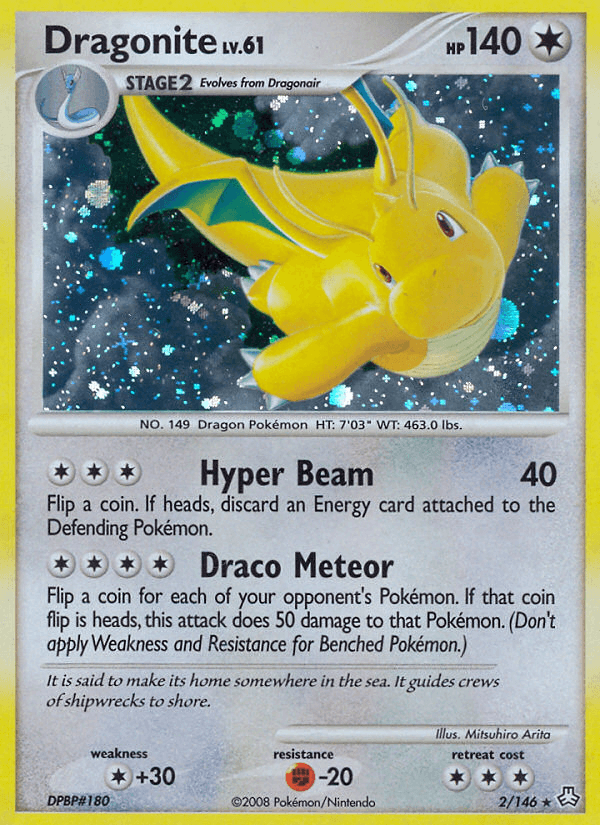 Carta Dragonite 2/146 do set Legends Awakened — Pokémon TCG | Bynx