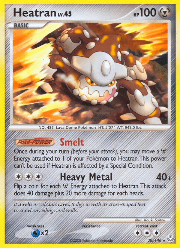 Carta Heatran 30/146 do set Legends Awakened — Pokémon TCG | Bynx