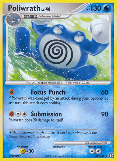 Carta Poliwrath 35/146 do set Legends Awakened — Pokémon TCG | Bynx