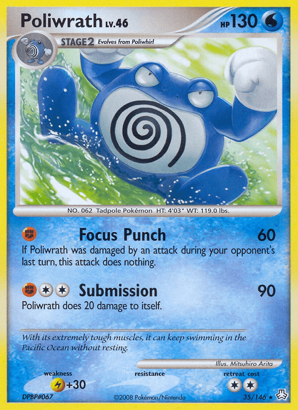 Carta Poliwrath 35/146 do set Legends Awakened — Pokémon TCG | Bynx