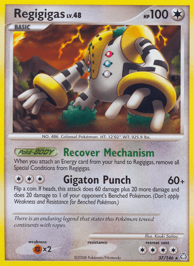 Carta Regigigas 37/146 do set Legends Awakened — Pokémon TCG | Bynx