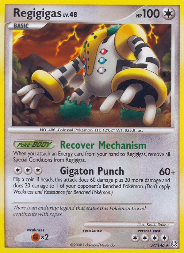 Carta Regigigas 37/146 do set Legends Awakened — Pokémon TCG | Bynx