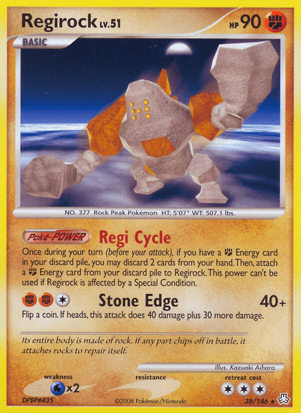 Carta Regirock 38/146 do set Legends Awakened — Pokémon TCG | Bynx