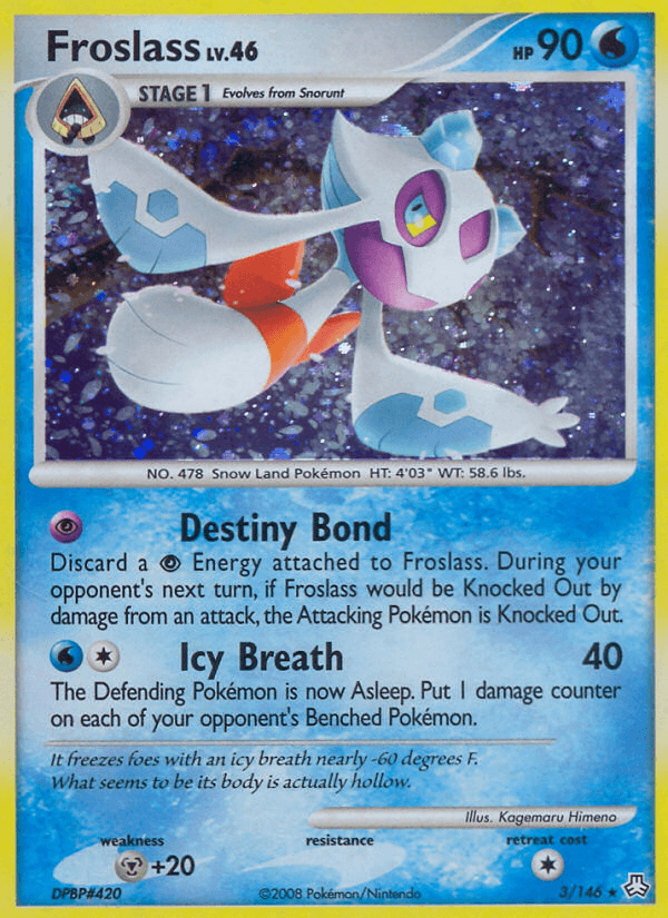 Carta Froslass 3/146 do set Legends Awakened — Pokémon TCG | Bynx