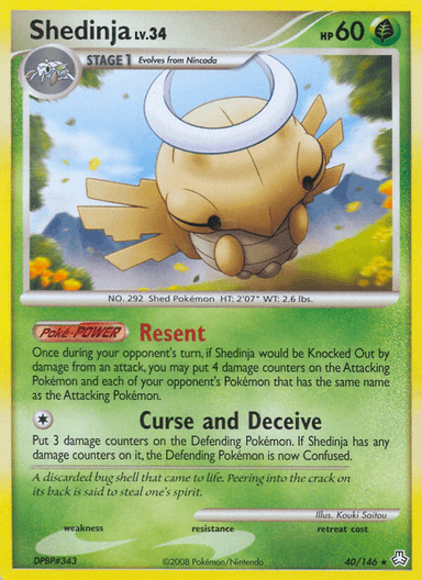 Carta Shedinja 40/146 do set Legends Awakened — Pokémon TCG | Bynx
