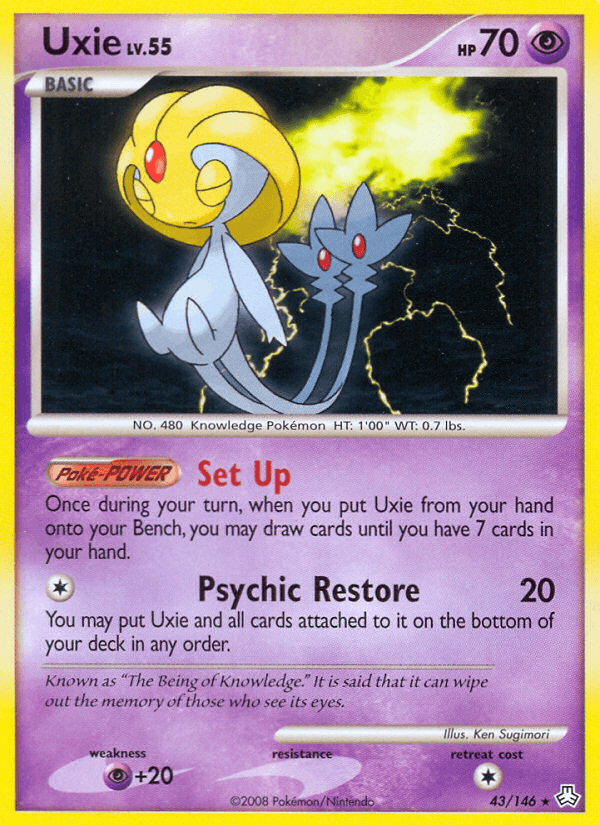 Carta Uxie 43/146 do set Legends Awakened — Pokémon TCG | Bynx