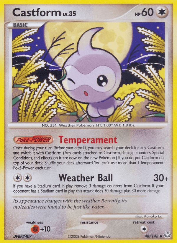 Carta Castform 48/146 do set Legends Awakened — Pokémon TCG | Bynx