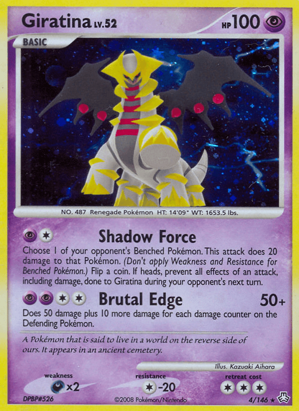 Carta Giratina 4/146 do set Legends Awakened — Pokémon TCG | Bynx