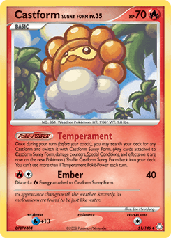 Castform Sunny Form 51 — Legends Awakened