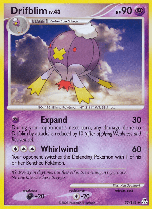 Carta Drifblim 53/146 do set Legends Awakened — Pokémon TCG | Bynx