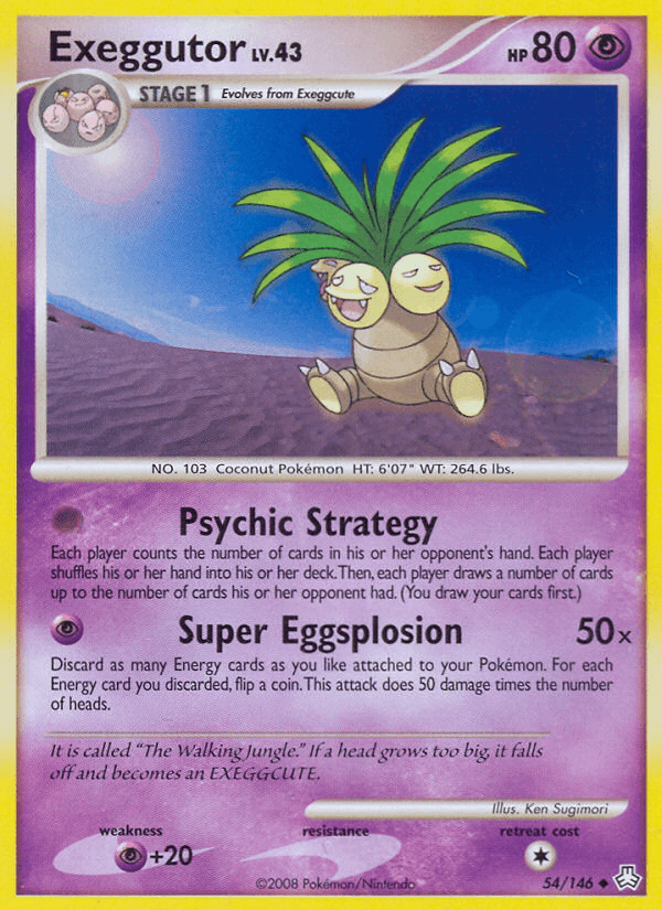Carta Exeggutor 54/146 do set Legends Awakened — Pokémon TCG | Bynx