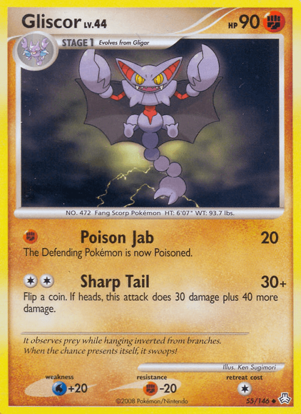 Carta Gliscor 55/146 do set Legends Awakened — Pokémon TCG | Bynx