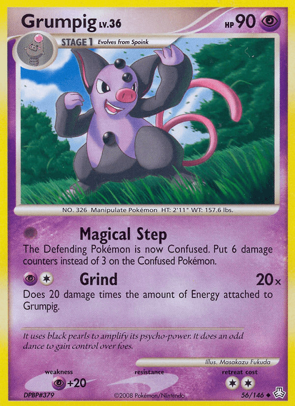 Carta Grumpig 56/146 do set Legends Awakened — Pokémon TCG | Bynx