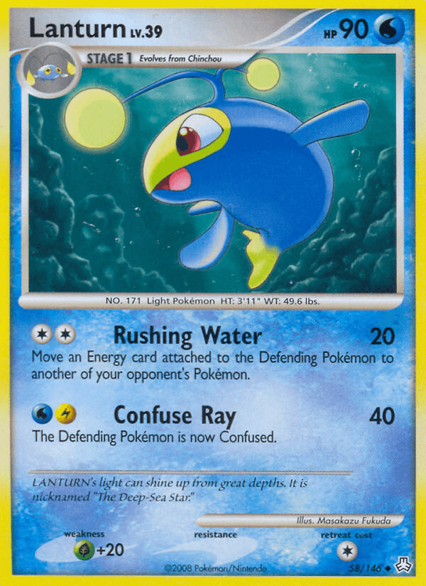 Carta Lanturn 58/146 do set Legends Awakened — Pokémon TCG | Bynx