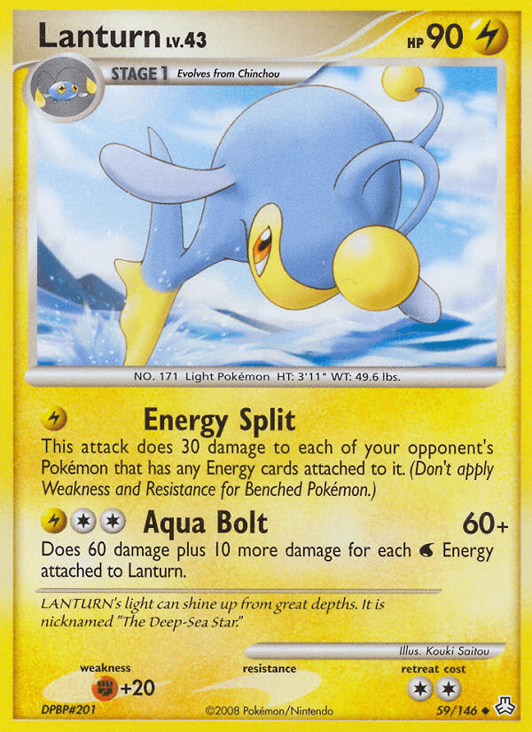 Carta Lanturn 59/146 do set Legends Awakened — Pokémon TCG | Bynx