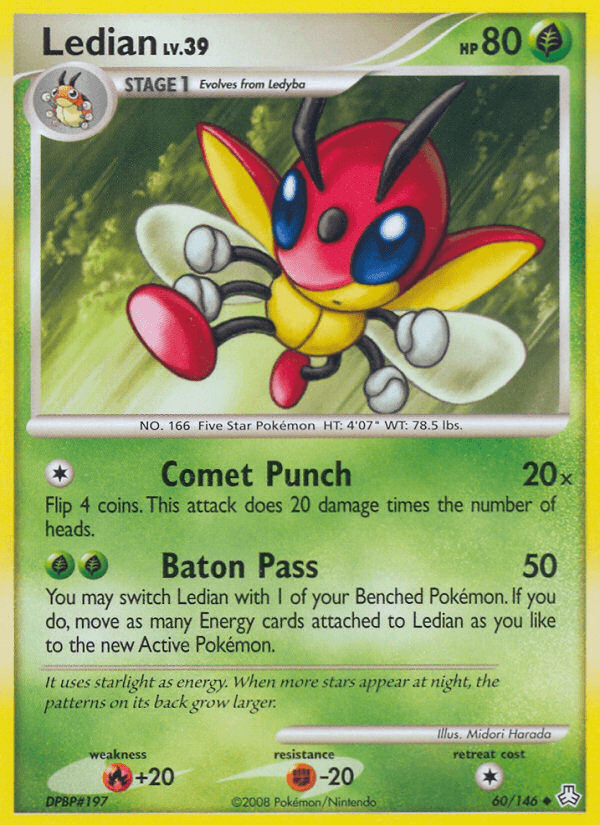 Carta Ledian 60/146 do set Legends Awakened — Pokémon TCG | Bynx