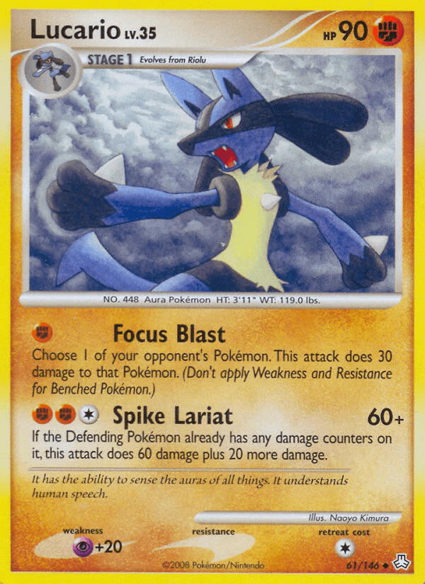 Carta Lucario 61/146 do set Legends Awakened — Pokémon TCG | Bynx