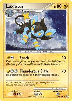 Luxio 62/146 — Legends Awakened