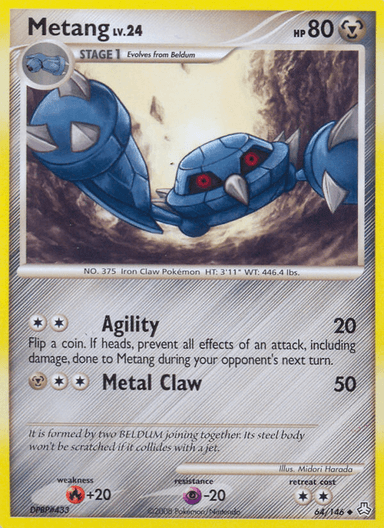 Carta Metang 64/146 do set Legends Awakened — Pokémon TCG | Bynx
