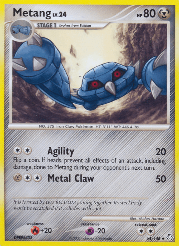 Carta Metang 64/146 do set Legends Awakened — Pokémon TCG | Bynx