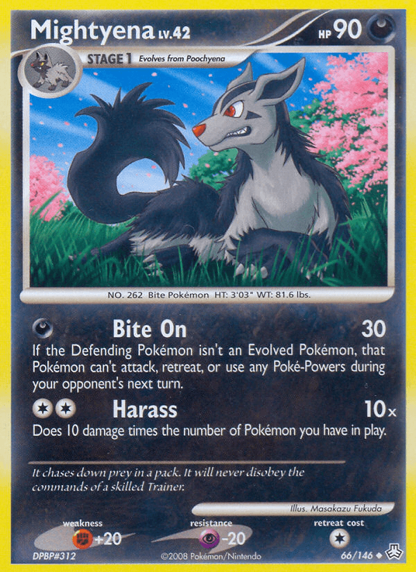Carta Mightyena 66/146 do set Legends Awakened — Pokémon TCG | Bynx