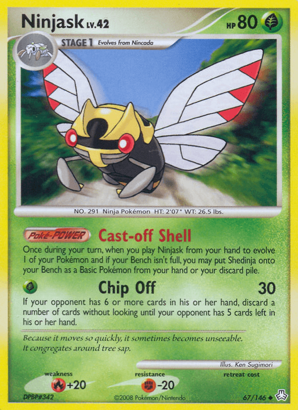 Carta Ninjask 67/146 do set Legends Awakened — Pokémon TCG | Bynx