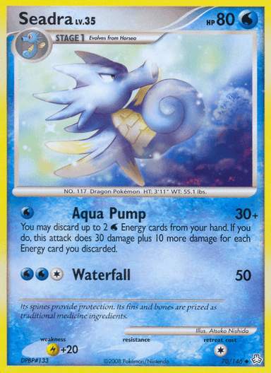 Carta Seadra 70/146 do set Legends Awakened — Pokémon TCG | Bynx