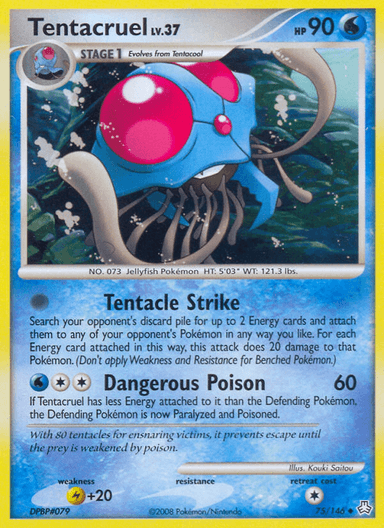 Carta Tentacruel 75/146 do set Legends Awakened — Pokémon TCG | Bynx