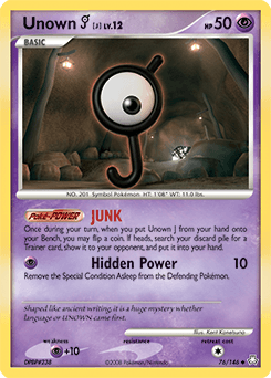 Unown [J] 76 — Legends Awakened