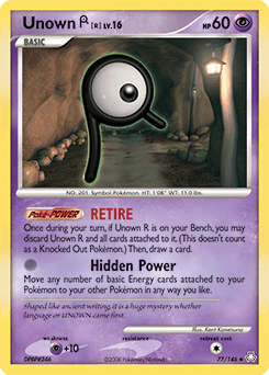 Unown [R] 77 — Legends Awakened