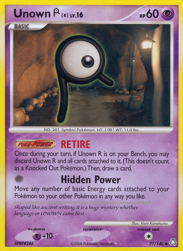 Carta Unown [R] 77/146 do set Legends Awakened — Pokémon TCG | Bynx